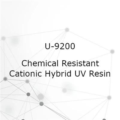 Chemical Resistant Cationic Hybrid UV Resin