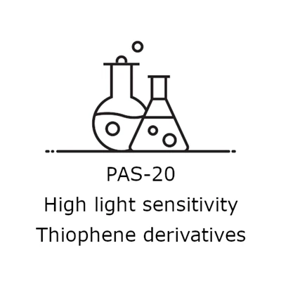 High Light Sensitivity Thiophene Derivatives