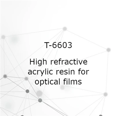 High Refractive Acrylic Resin For Optical Films