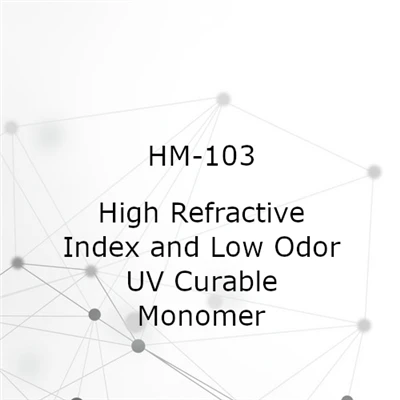 High Refractive Index and Low Odor UV Curable Monomer