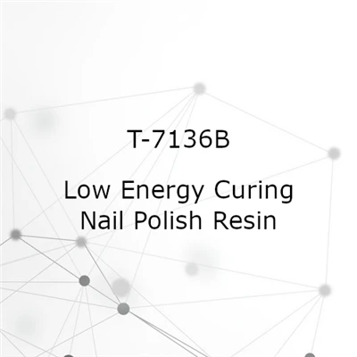 Low Energy Curing Nail Polish Resin