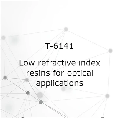 Low Refractive Index Resins For Optical Applications